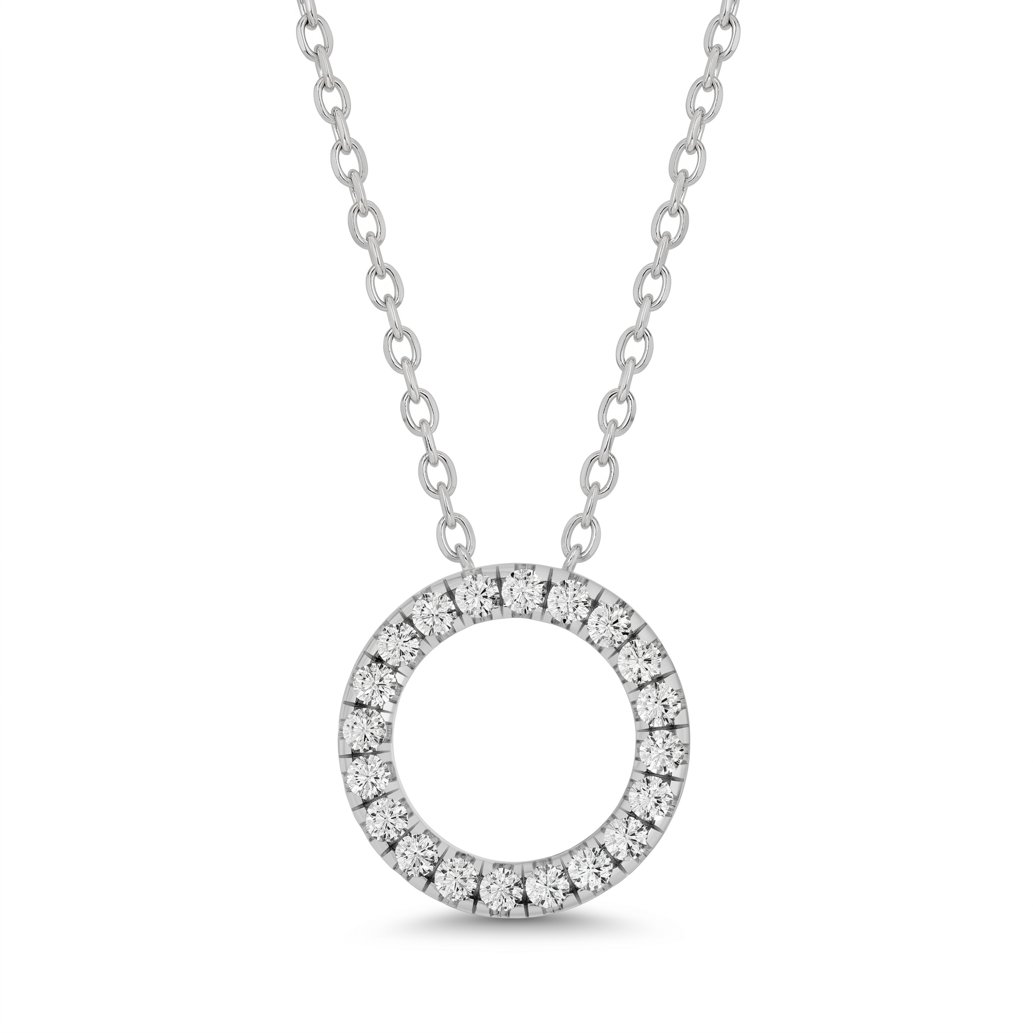 Circle Diamond Pendant