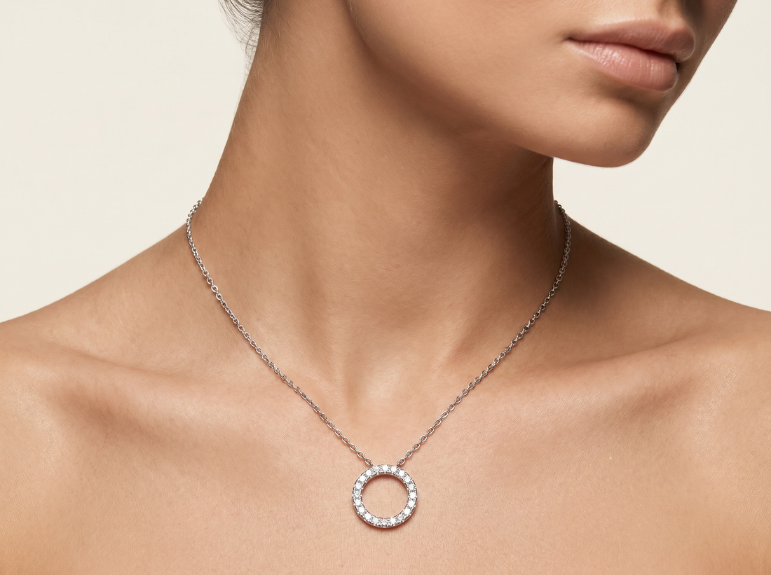 Circle Diamond Pendant