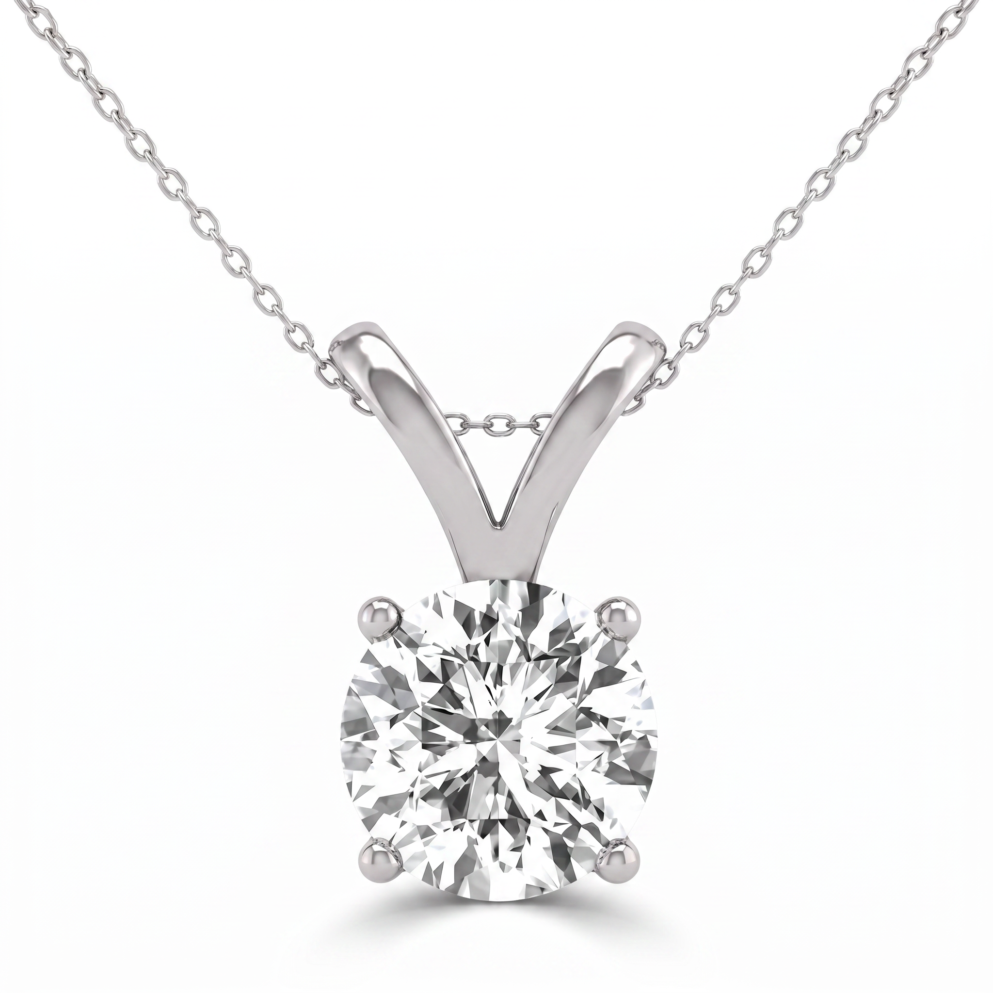 V Diamond Pendant