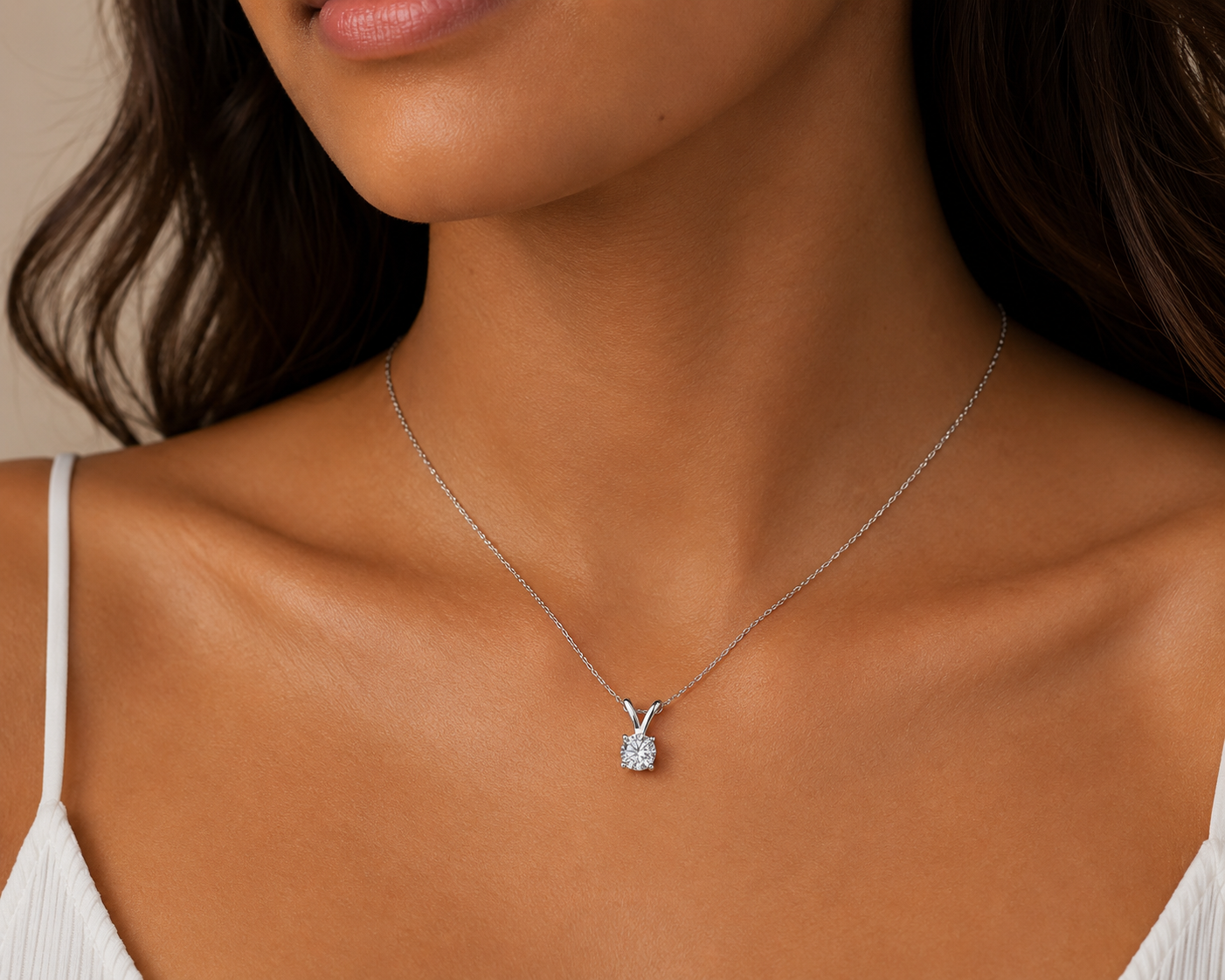 V Diamond Pendant