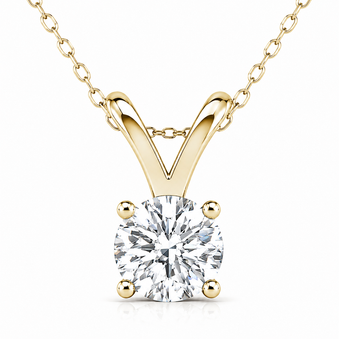 V Diamond Pendant