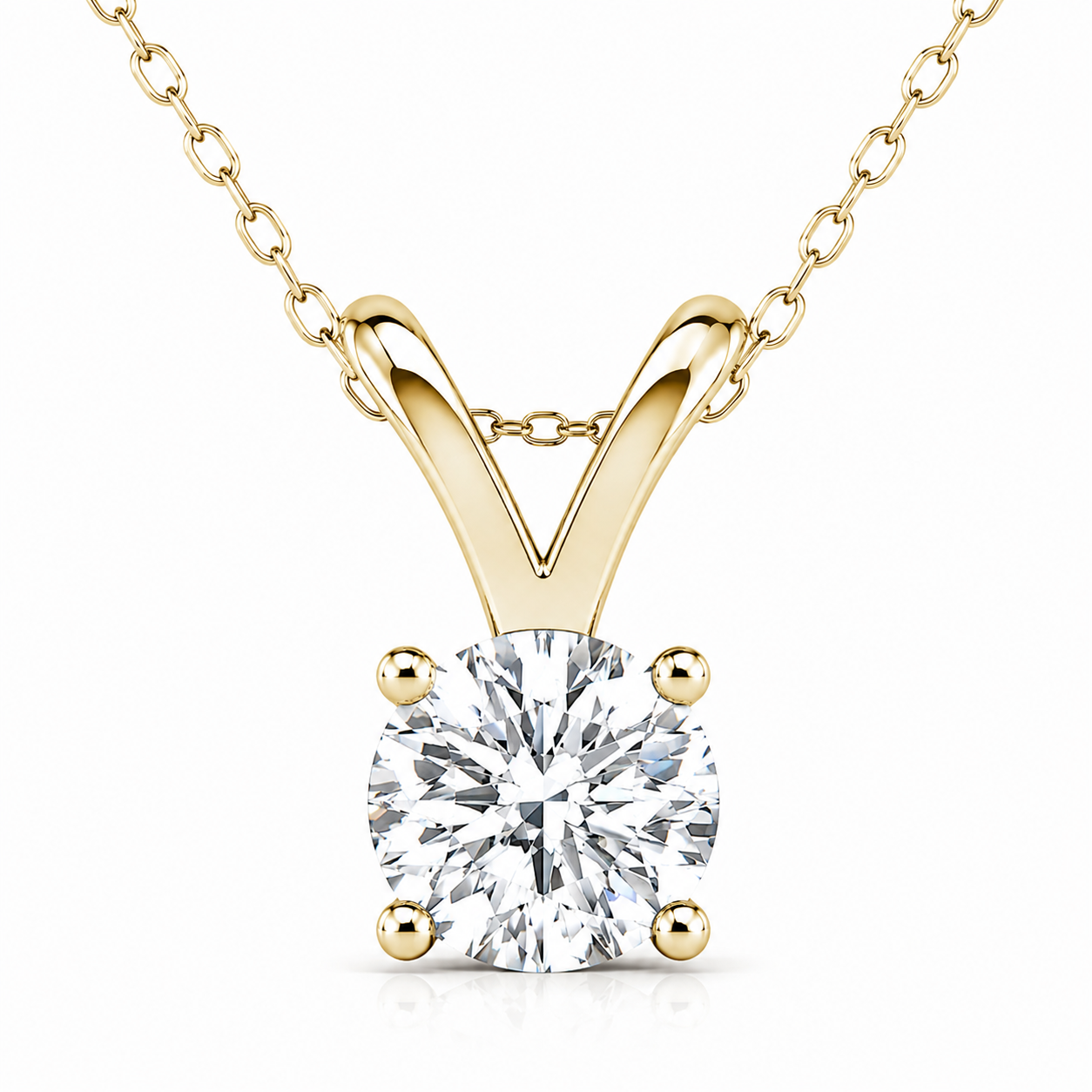 V Diamond Pendant